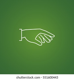 Hand icon Vector.