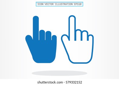 Hand Icon Vector.