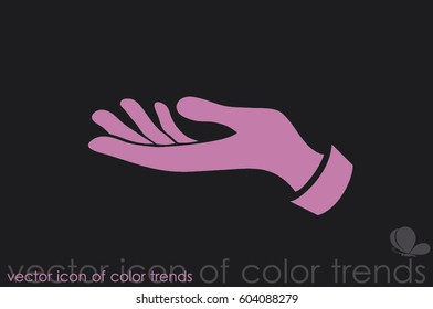 hand icon vector.