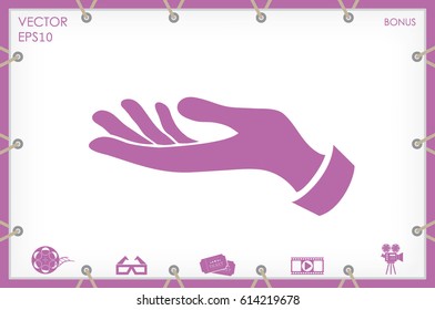 hand icon vector