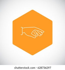 Hand icon Vector.
