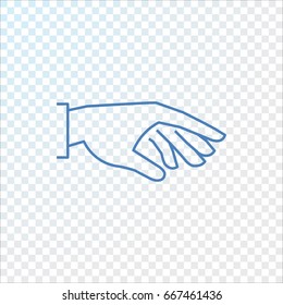 Hand icon Vector.