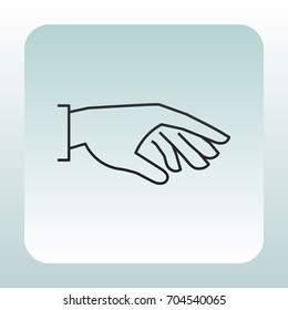 Hand icon Vector.