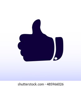 hand icon, vector best flat icon, EPS
