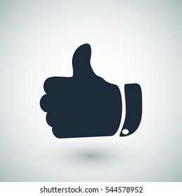 hand icon, vector best flat icon, EPS