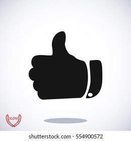 hand icon, vector best flat icon, EPS