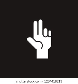 hand icon. hand vector design. sign design