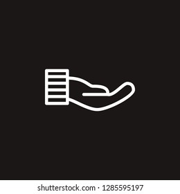 hand icon. hand vector design. sign design