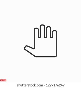 hand icon . Vector  Eps 10 