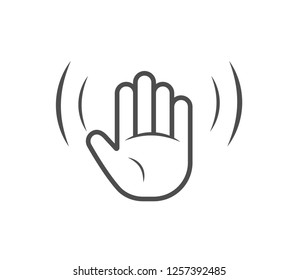 Hand icon . Vector . EPS 10