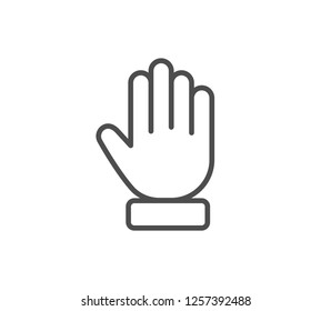 Hand icon . Vector . EPS 10