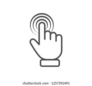 Hand icon . Vector . EPS 10