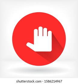 hand icon . Vector Eps 10 . Lorem Ipsum Flat Design