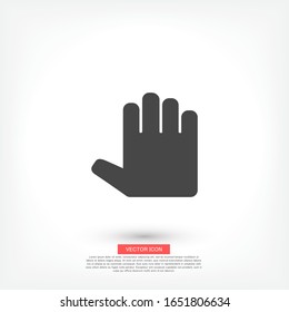 hand icon . Vector Eps 10 . Lorem Ipsum Flat Design