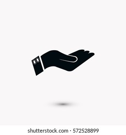 Hand icon, Vector EPS 10 illustration style