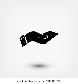 Hand icon, Vector EPS 10 illustration style