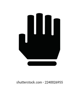 hand icon vector, filled flat sign, solid pictogram isolated on white, logo illustration