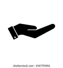 Hand icon vector, flat design best vector icon on white background