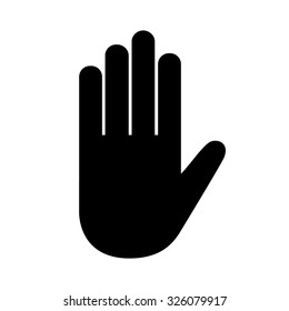 Hand icon . Vector illustration