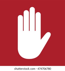 Hand icon . Vector illustration