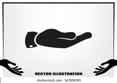hand icon vector illustration.