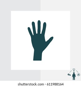 Hand icon vector. vector illustration