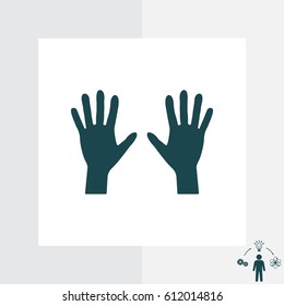 Hand icon vector. vector illustration