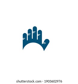 plantilla de diseño de ilustraciones vectoriales de iconos de mano 