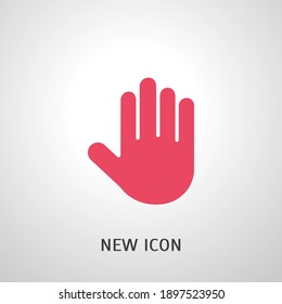 hand icon. Vector illustration EPS 10.