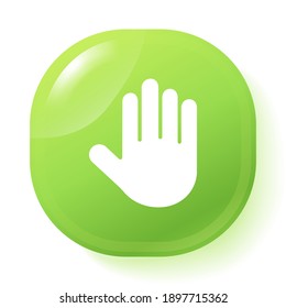 hand icon. Vector illustration EPS 10.