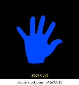 hand, icon, vector illustration EPS 10