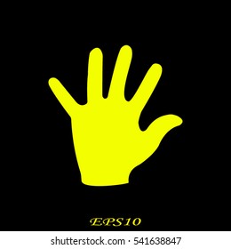 hand, icon, vector illustration EPS 10