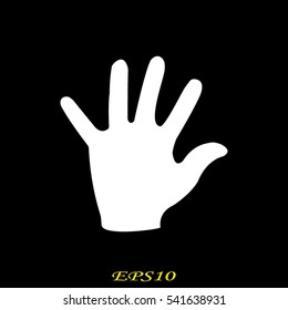 hand, icon, vector illustration EPS 10