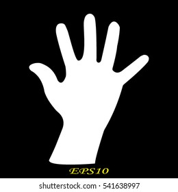 hand, icon, vector illustration EPS 10