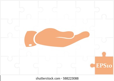 hand icon vector illustration EPS 10