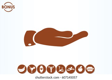 hand icon vector illustration EPS 10
