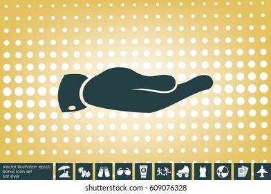 hand icon vector illustration EPS 10