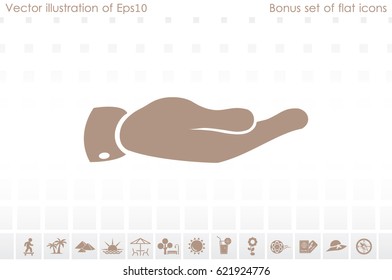 hand icon vector illustration EPS 10