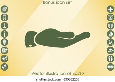 hand icon vector illustration EPS 10