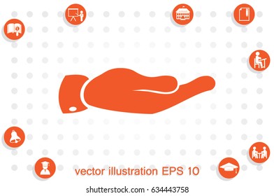 hand icon vector illustration EPS 10