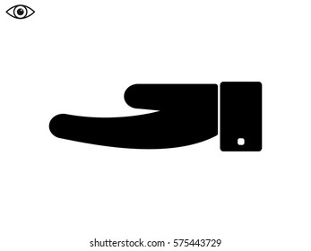 hand, icon, vector illustration eps10 gift, icon, vector illustration