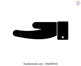 hand, icon, vector illustration eps10 gift, icon, vector illustration