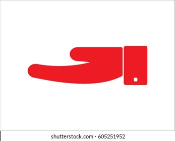 hand, icon, vector illustration eps10 gift, icon, vector illustration