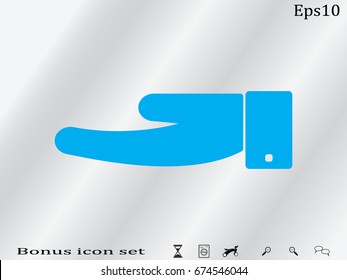 hand, icon, vector illustration eps10 gift, icon, vector illustration