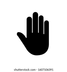 Hand icon, vector illustration. Flat design style. vector hand icon illustration isolated on white background, hand icon Eps10. hand icons graphic design vector symbols.