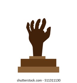  hand  icon vector illustration isolated on white background with eps 10
