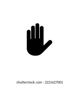 Hand icon vector illustration. hand sign and symbol. hand gesture