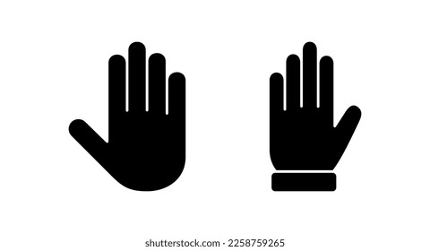 Hand icon vector illustration. hand sign and symbol. hand gesture