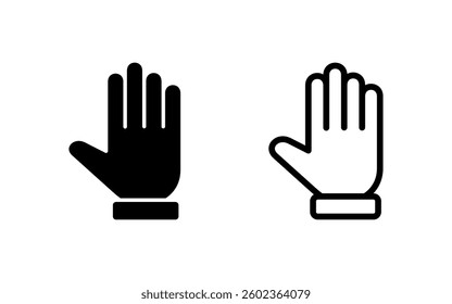 Hand icon vector illustration. hand sign and symbol. hand gesture