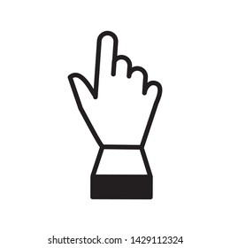 hand icon vector illustration template